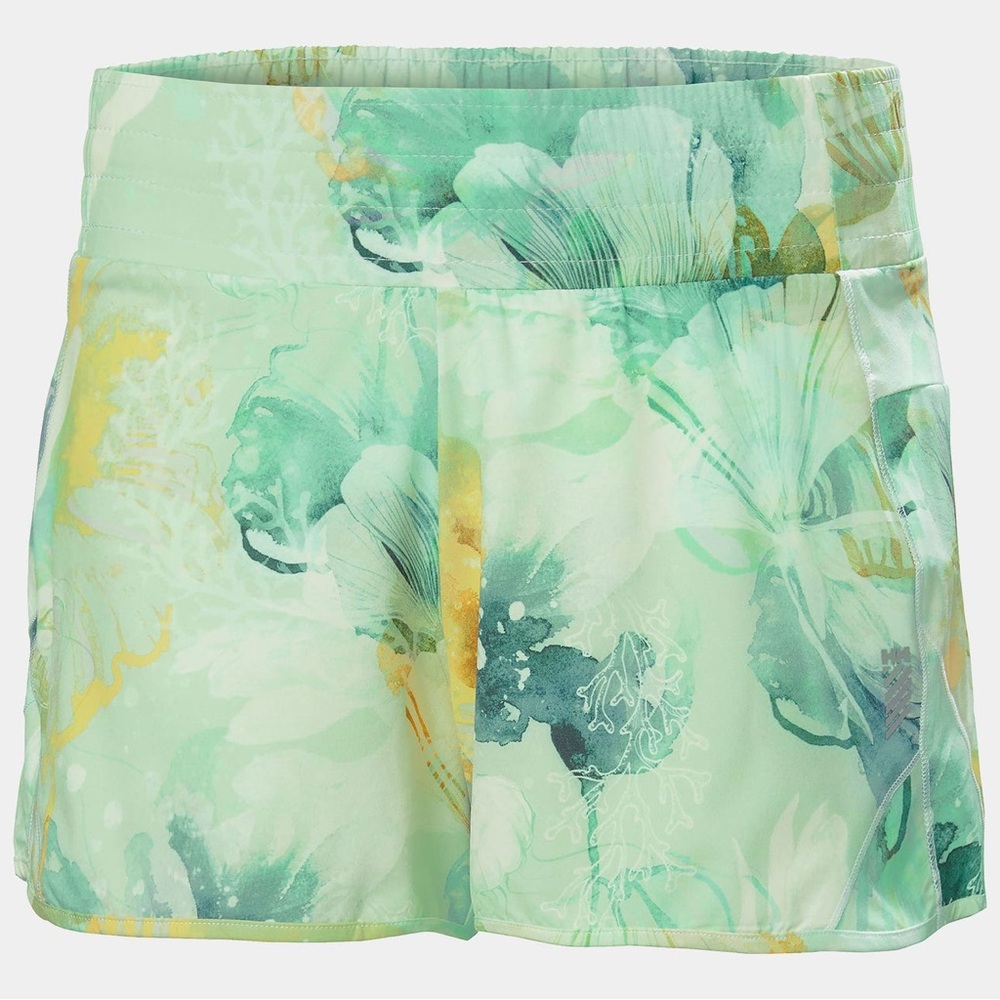 Helly Hansen Mint Floral Athletic Shorts